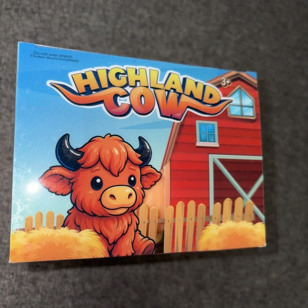 Highland Cow Squishy Toy Animal Stress Relief Sensory Viral Squishy Toy PPNC NEW